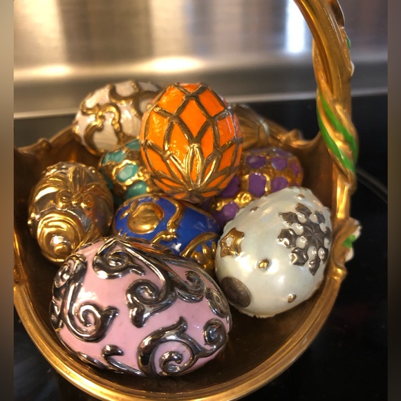 Faberge Spring Egg Basket - Picture 2 of 6